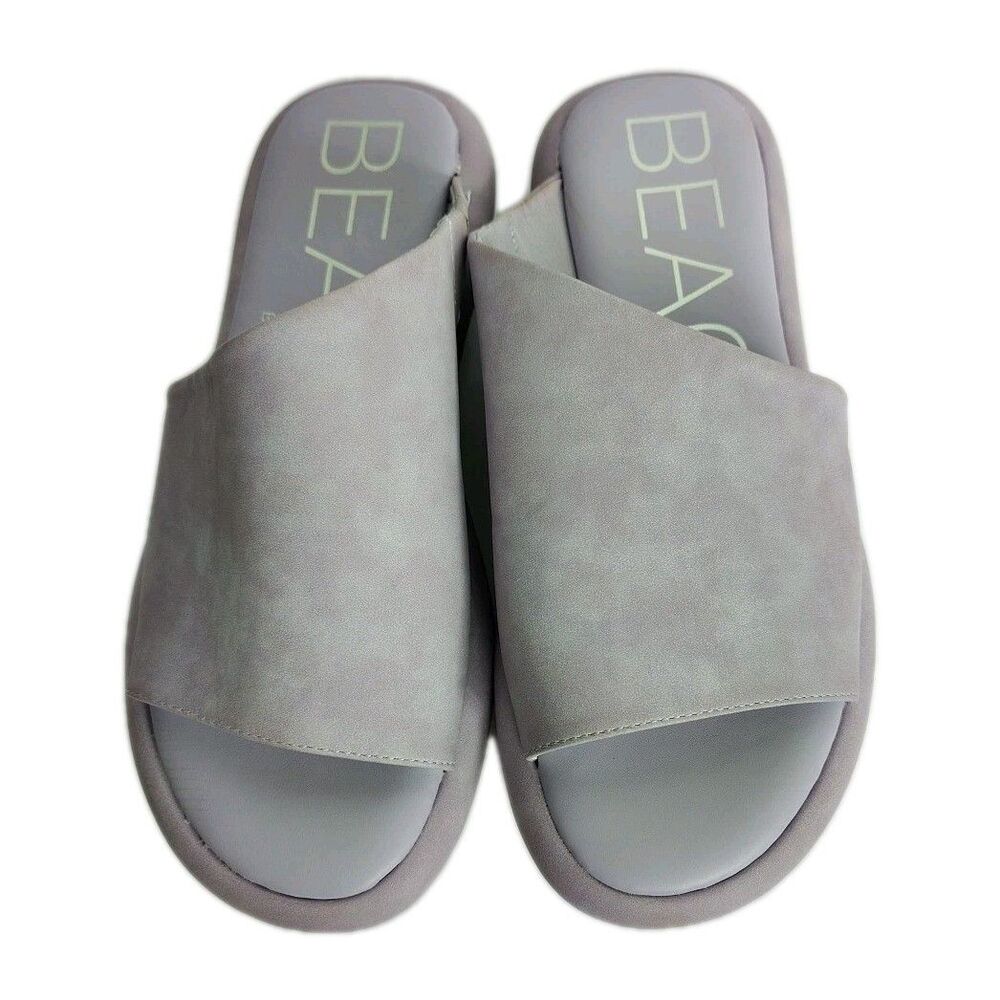 NEW Beach By Matisse Lotus Platform Slide-in Size 6 Lavender Resort Wear Coastal